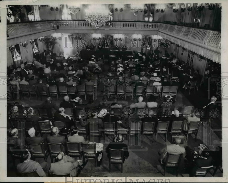 Load image into Gallery viewer, Press Photo GOP Republican Resolutions Committee Meeting, Chicago - nee15270
