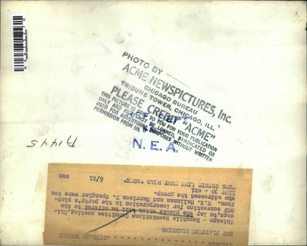 Press Photo GOP Republican Resolutions Committee Meeting, Chicago - nee15270