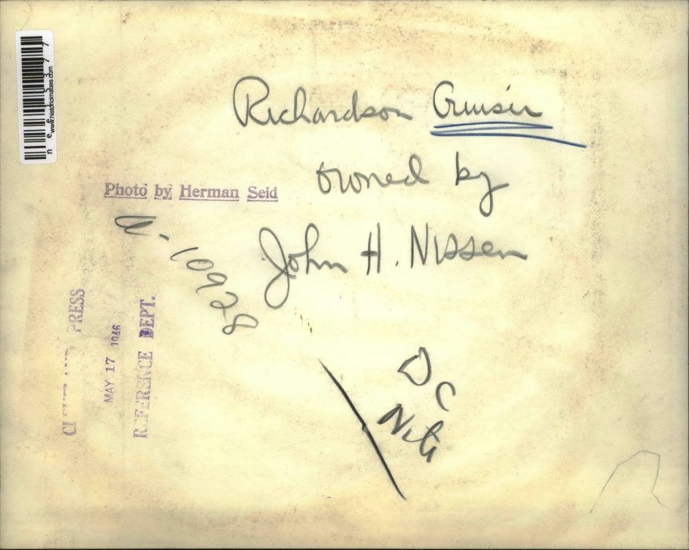 1946 Press Photo Richardson cruiser owned by John H Nissen - nee15377