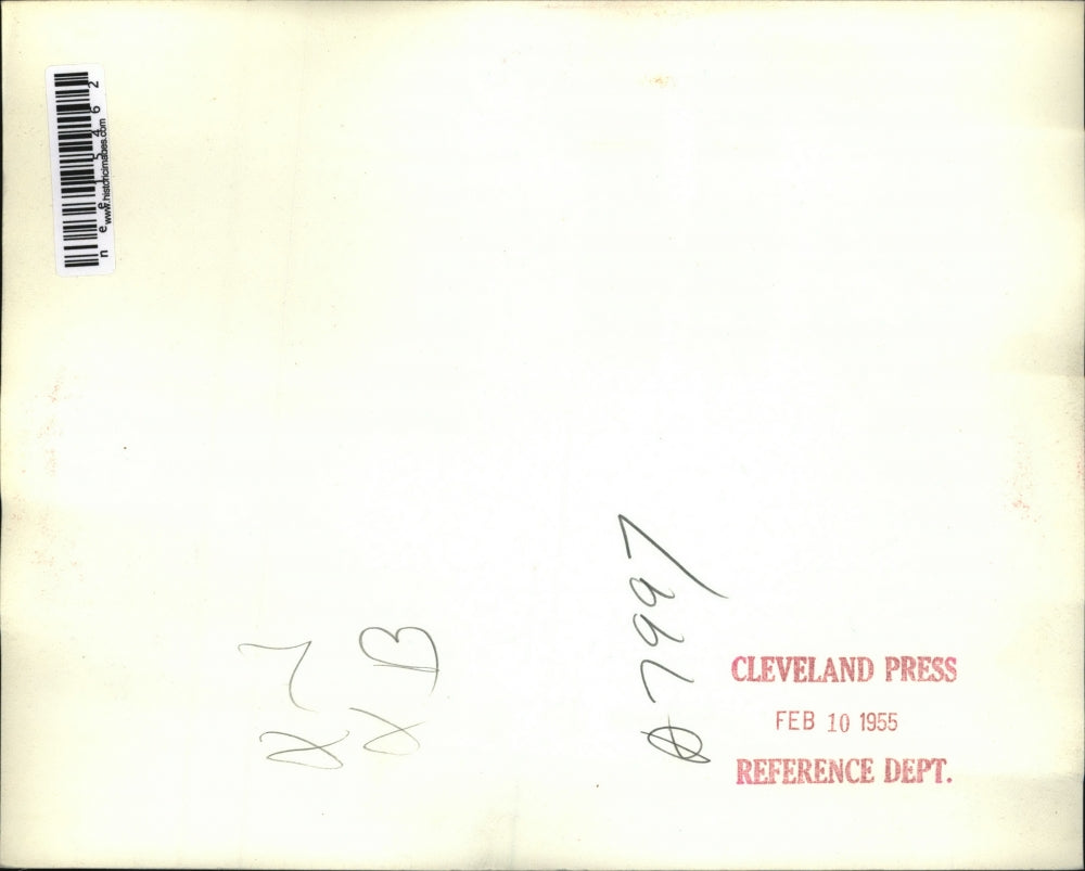 1955 Press Photo Defense Sec. Charles Wilson arrives at the House Armed Service