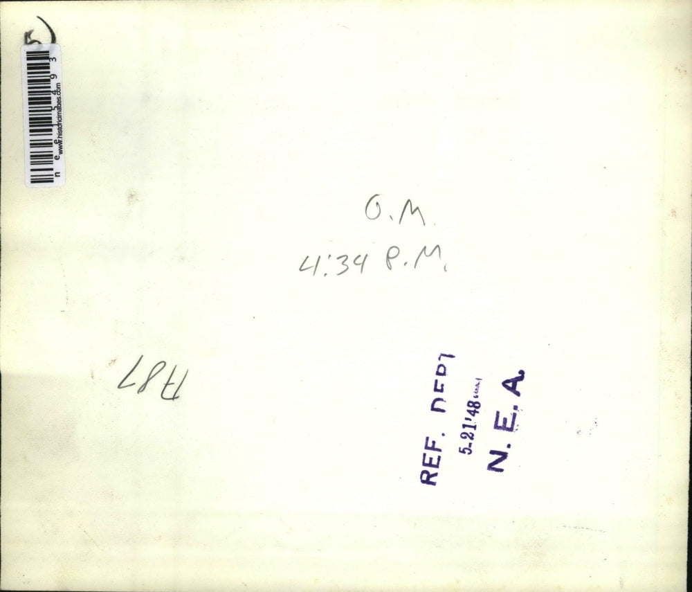 1948 Press Photo Senate Page Boys Roger Rivell & Bob Hansel Support Vandenberg