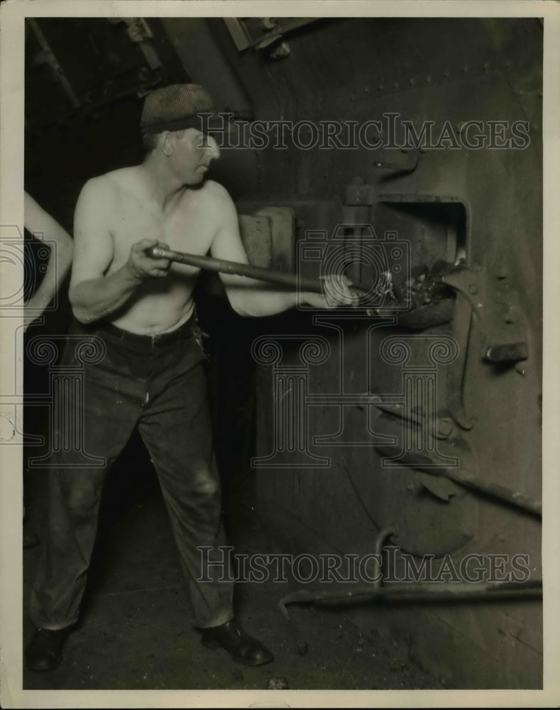 1930 Press Photo Soldier Johnson Frieman - nee16062
