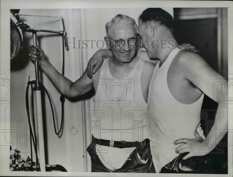 Load image into Gallery viewer, 1935 Press Photo Parole Board members Warren Atherton Joseph Stevens - nee16890
