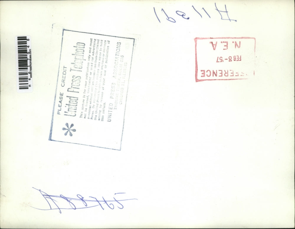 1957 Press Photo NY Civil Aeronautics Admin JA Christiansen, WE Crosby