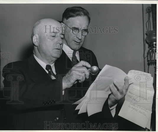 1941 Press Photo Wash DC House Speaker Sam Rayburn & John McCormack