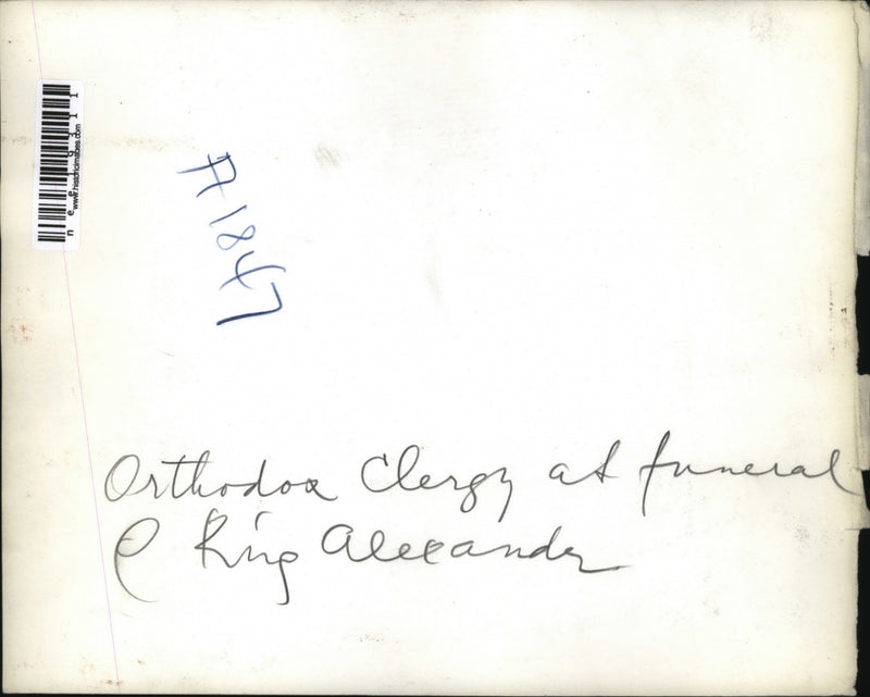 Load image into Gallery viewer, Press Photo Orthodox clergy at funeral of King Alexander - nee19311
