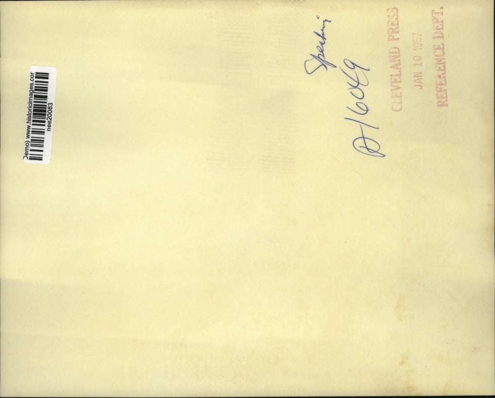 1957 Press Photo President Dwight D. Eisenhower Delivers State of Union Address