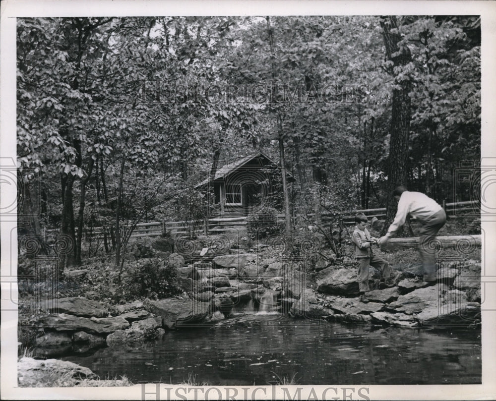 1945 Press Photo Thumont, MD Roosevelt's Shangri-La - nee21049