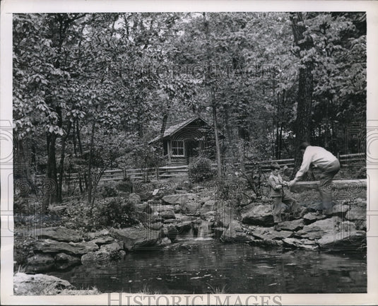 1945 Press Photo Thumont, MD Roosevelt's Shangri-La - nee21049