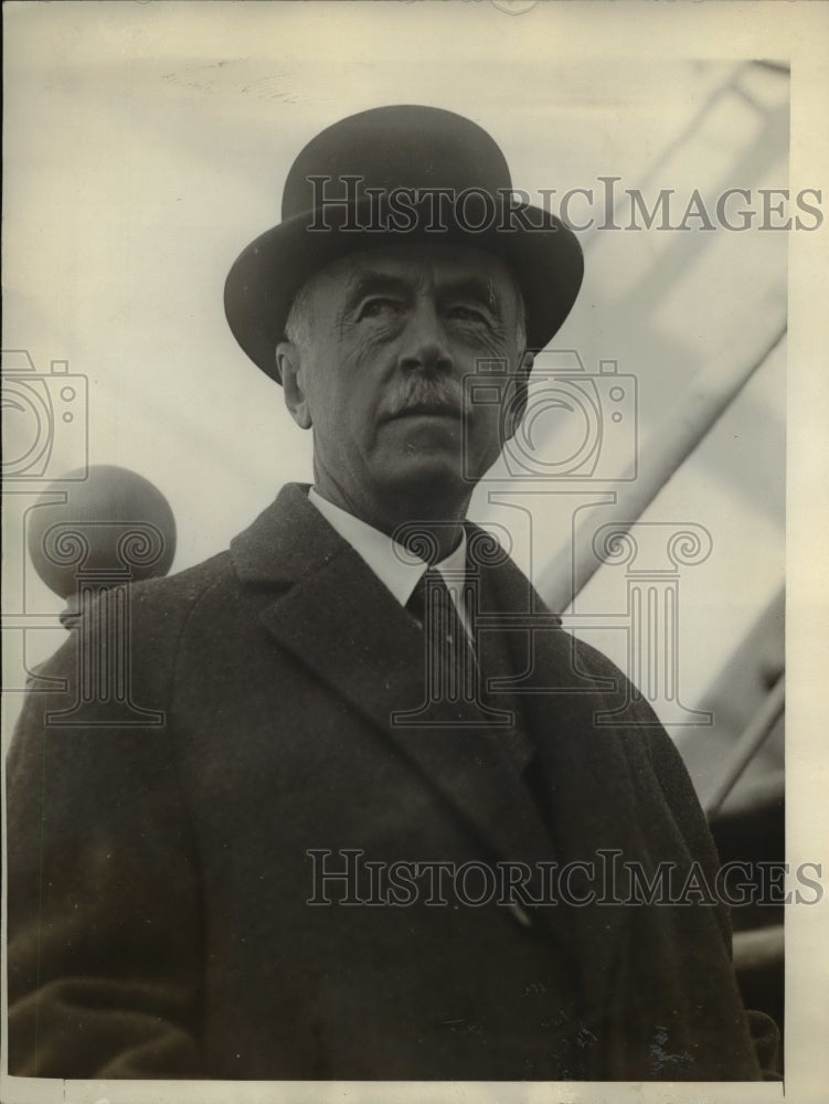 1927 Press Photo Joesph Linden American Portrait Painter Returning to New York- Historic Images