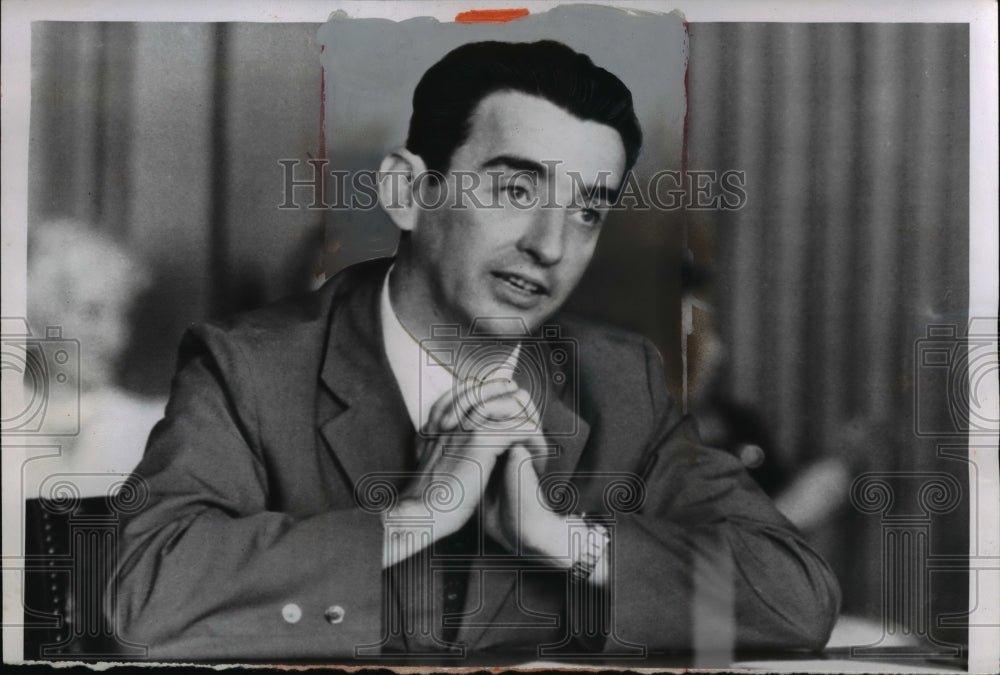 1955 Press Photo George Hall, Canadian-born actor - nee22119