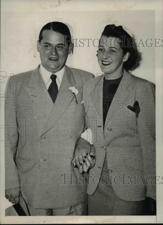 1939 Press Photo Baron Freidrich Carl Von Oppenheim and Wife Ruth - nee22251