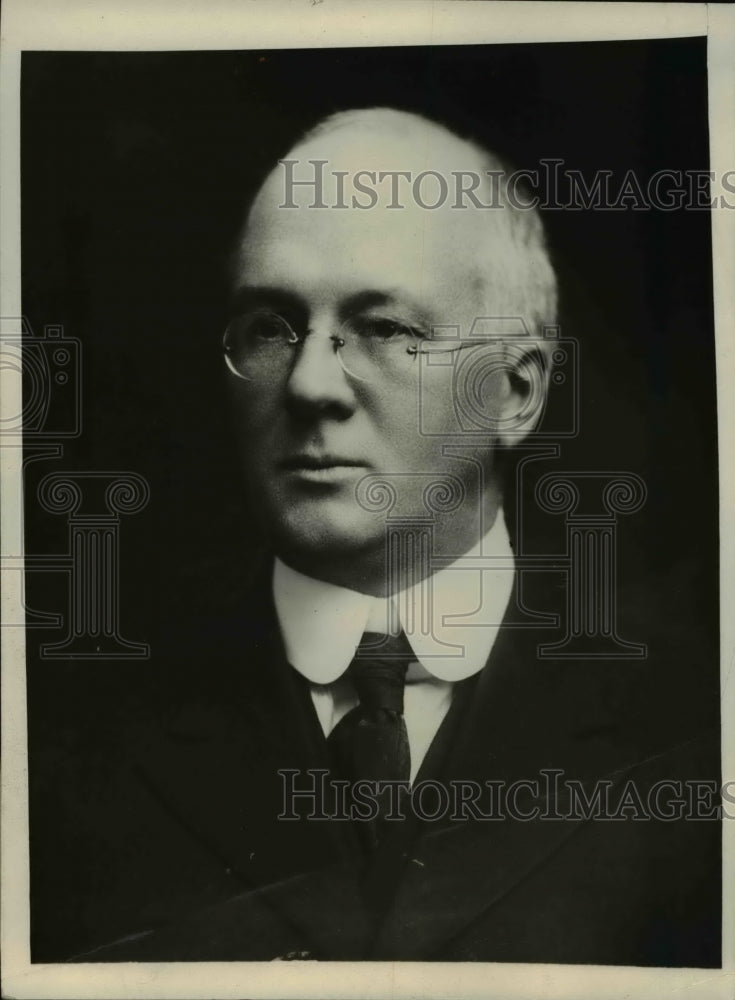 1925 Press Photo Professor James Lough Dean