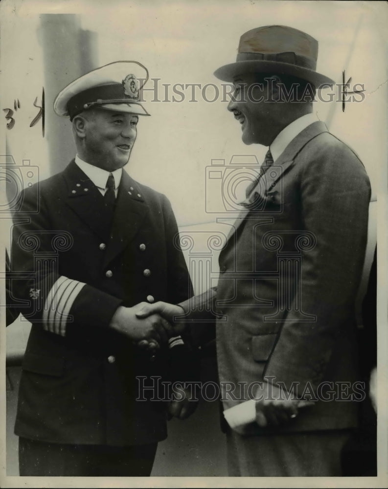 1929 Press Photo Capt Leopold Zeilheim Grover A Whalen - nee22993- Historic Images