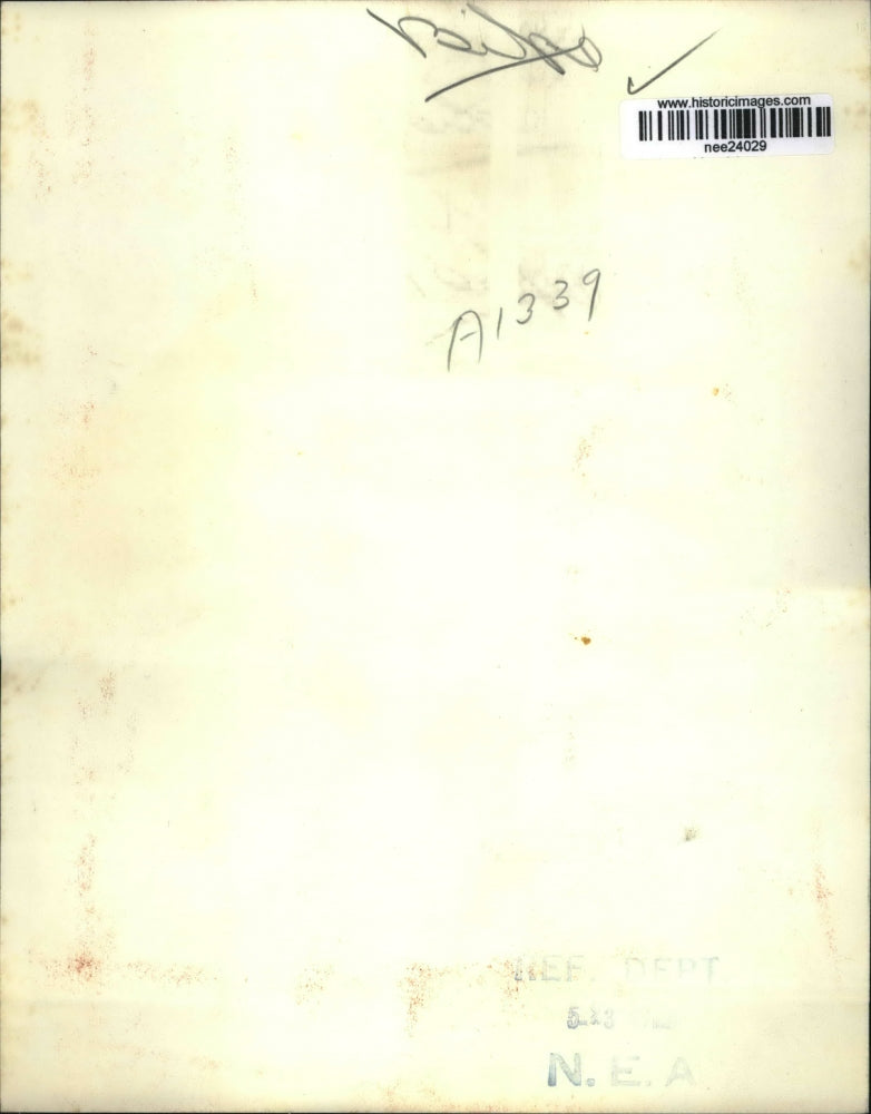 Press Photo Woman with Bike Man Giving Directions