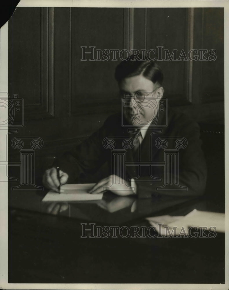 1931 Press Photo Police Captain Martin J. Horrigan