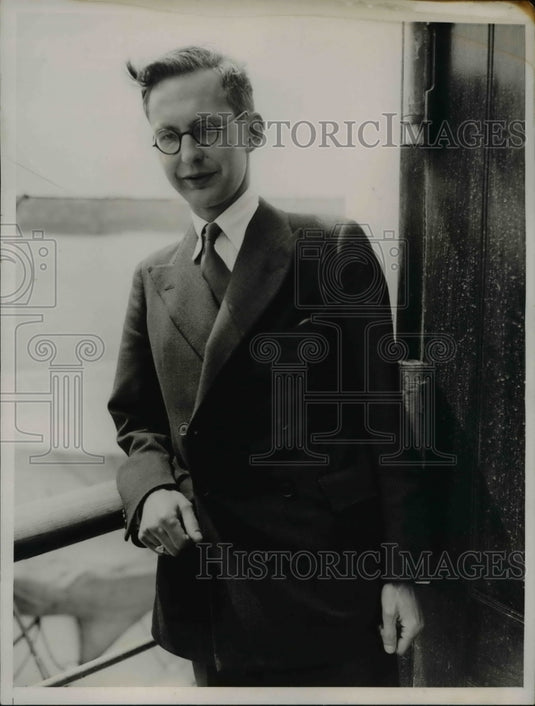 1936 Press Photo Sir Thomas Bazley will marry Daphine Bayne - nee24925