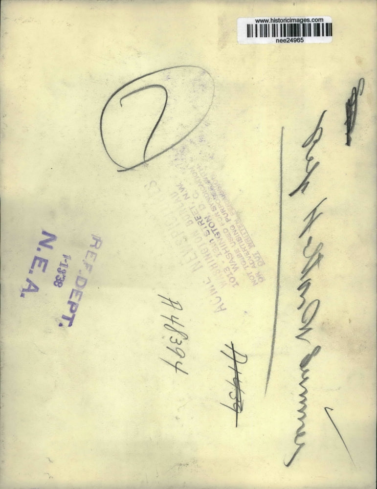 1938 Press Photo Representative Helton Summer