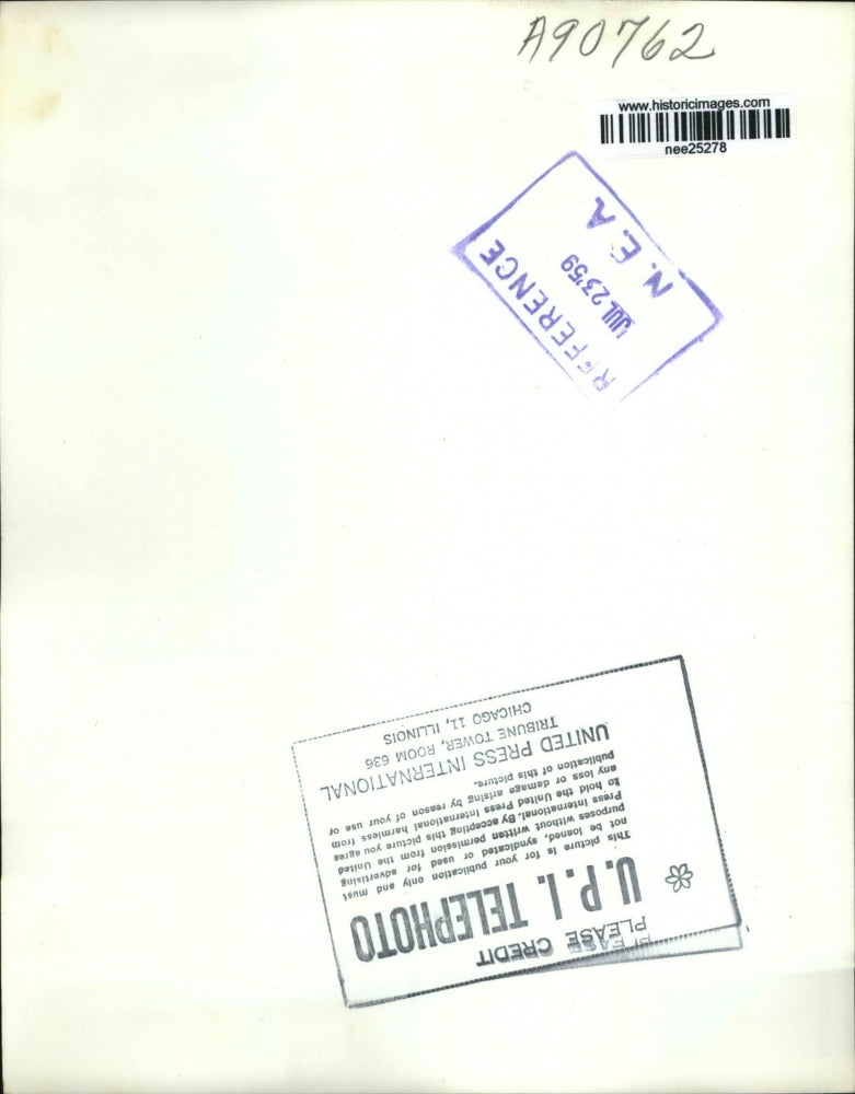 1959 Press Photo General Cooper Steel Industry Negotiator - nee25278