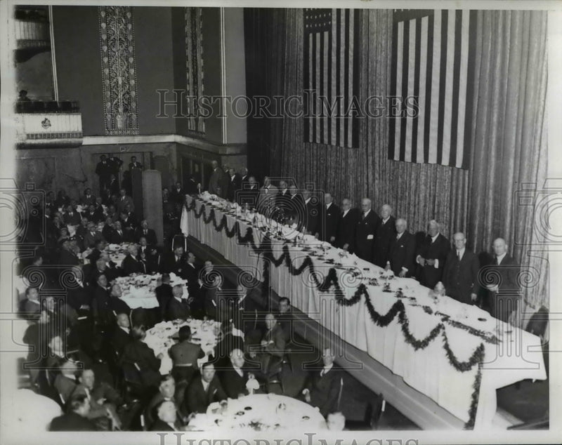 Load image into Gallery viewer, 1935 Press Photo The secretary of the interior spoke at the luncheon meeting

