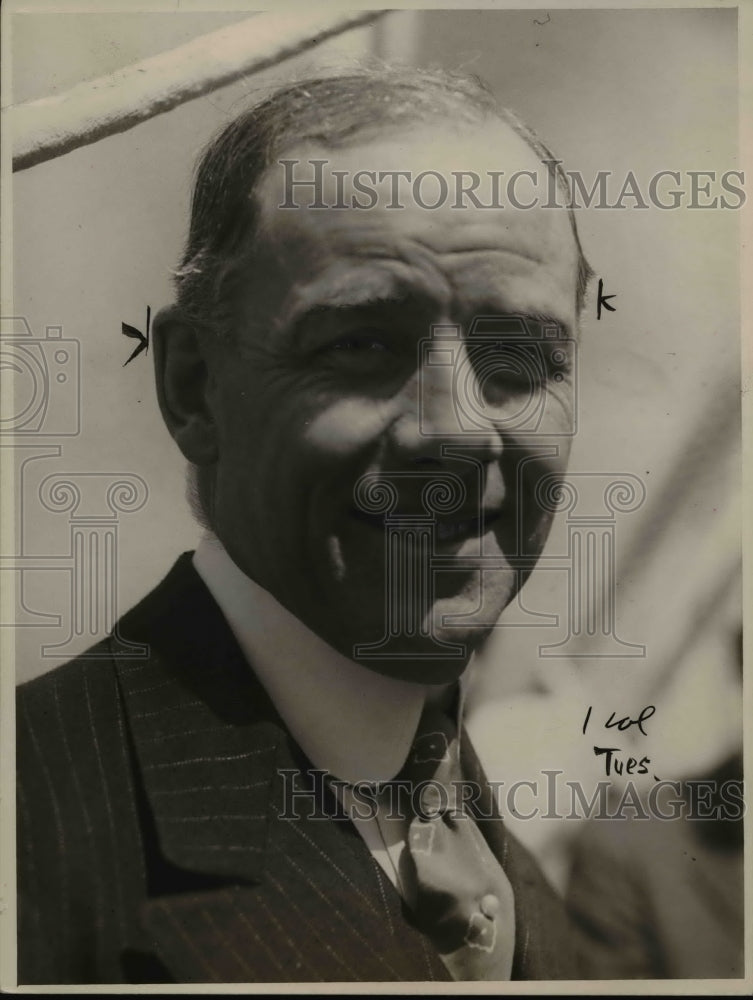 1926 Press Photo Thos W. Lamont, United States banker