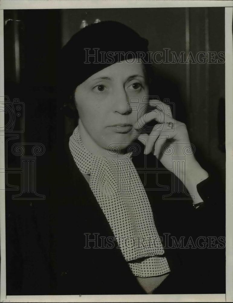 1933 Press Photo Mrs Ben Jones - nee26649