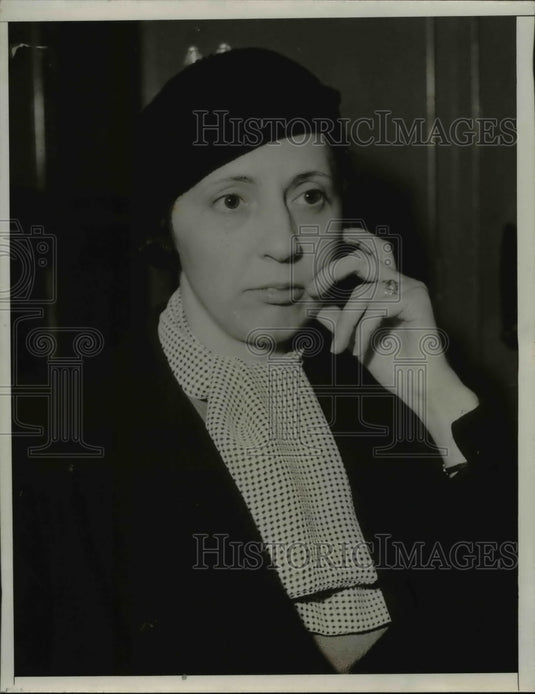 1933 Press Photo Mrs Ben Jones - nee26649