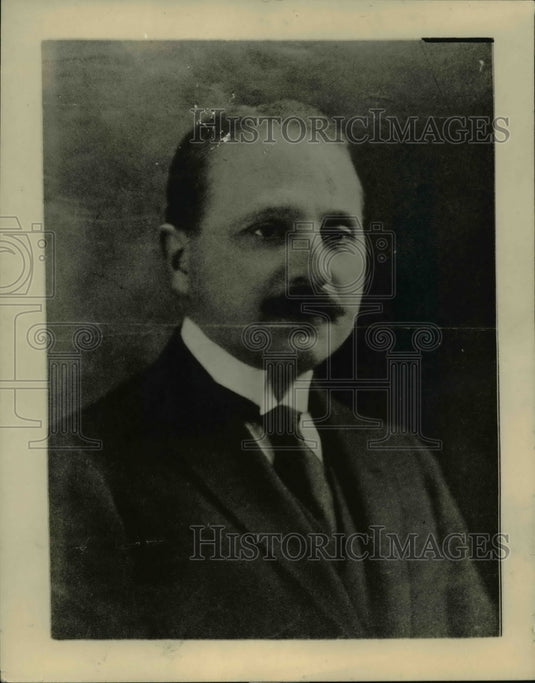 1923 Press Photo Dr. Honorio Pueyredon, newly appointed Minister of Argentine