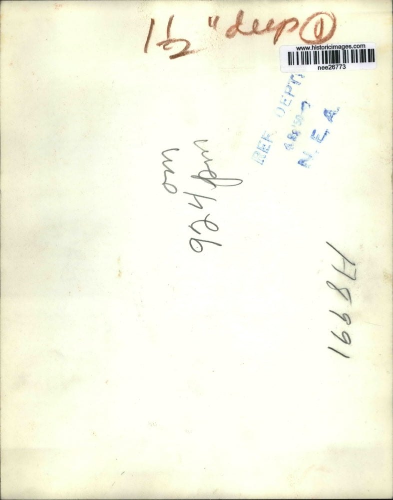 1950 Press Photo Senate Majority leader Scott Lucas offered a senate resolution