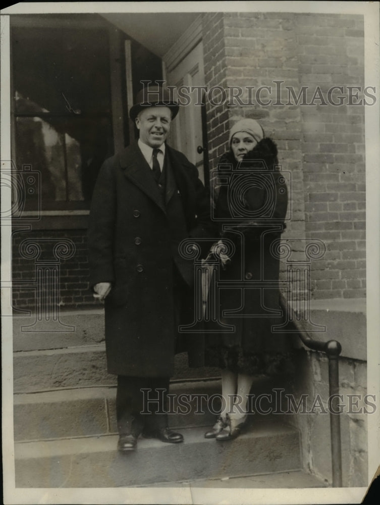 1930 Press Photo Governor elect and Mrs. Joseph B. Ely - nee27043