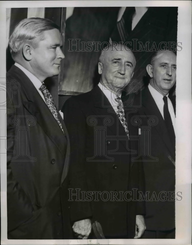 1952 Press Photo Sen. Richard Russell and Governors who aided his Campaign