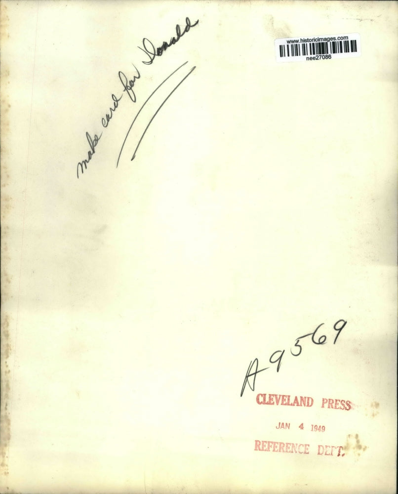 1948 Press Photo Donald Cyrus takes first steps in two months - nee27086