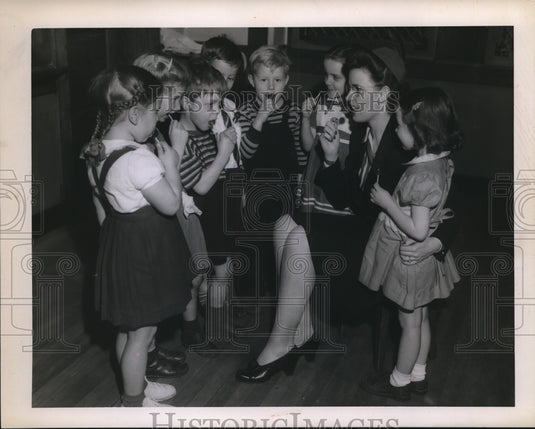 1943 Press Photo Fruitland Alcott Parent Teacher Association Mrs C M Slosker