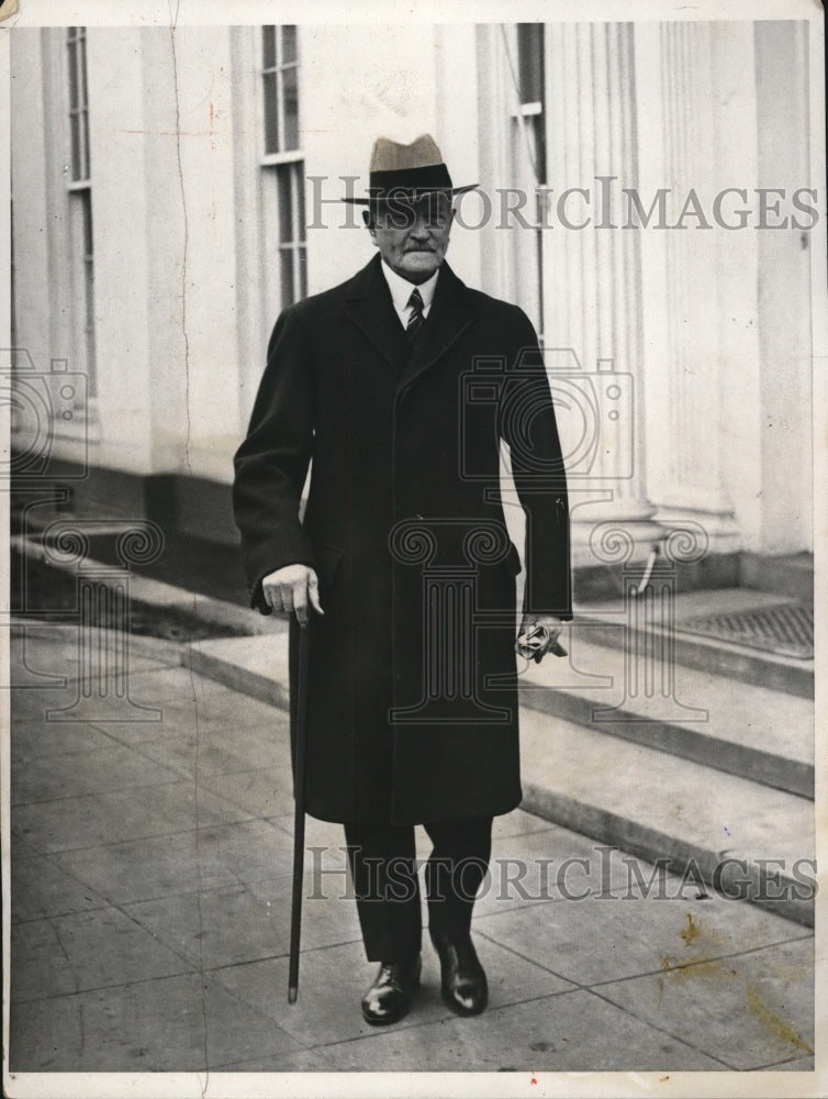 1932 Press Photo General John J. Pershing Leaving White House