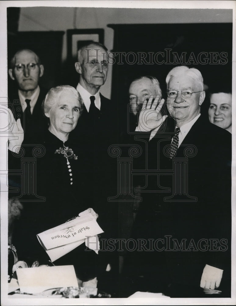 1938 Press Photo Alfred Evan Reames, first democratic senator - nee28021