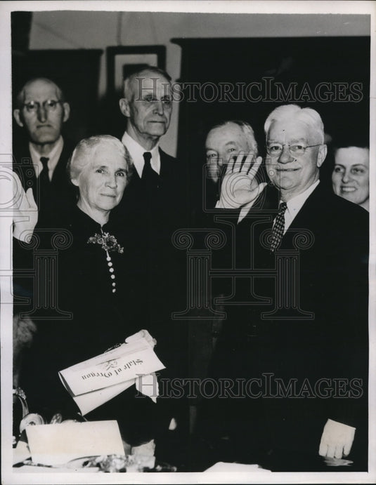 1938 Press Photo Alfred Evan Reames, first democratic senator - nee28021