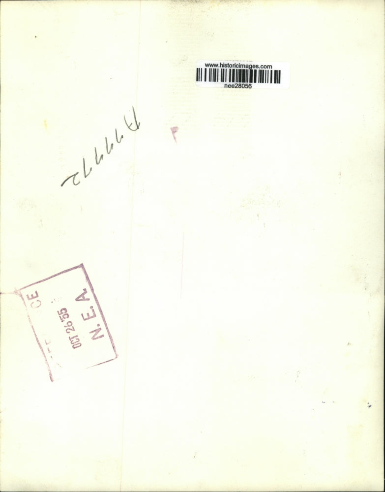 1955 Press Photo Chilean Delegation chairman, Jose Maza with Padillo Nervo