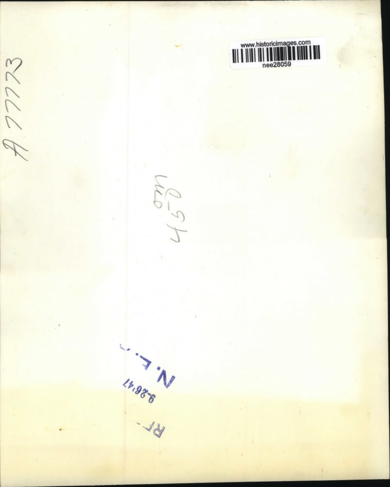 1947 Press Photo James Meehan, identified himself as the famous pitcher