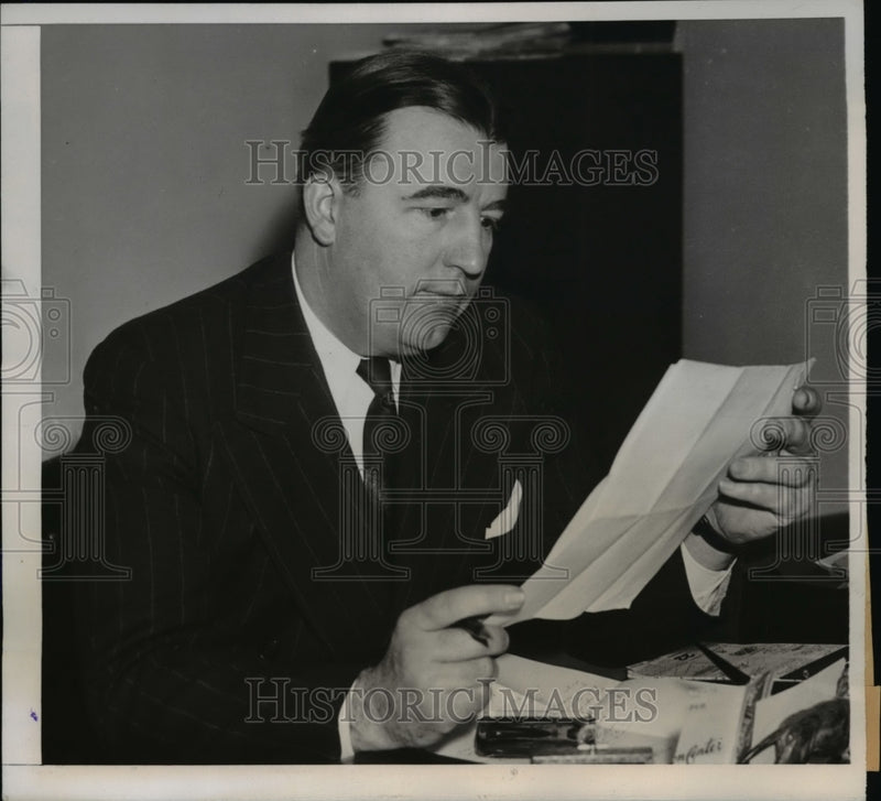 Load image into Gallery viewer, 1939 Press Photo Washington, DC Jennings Randolph becomes Chairman of the house
