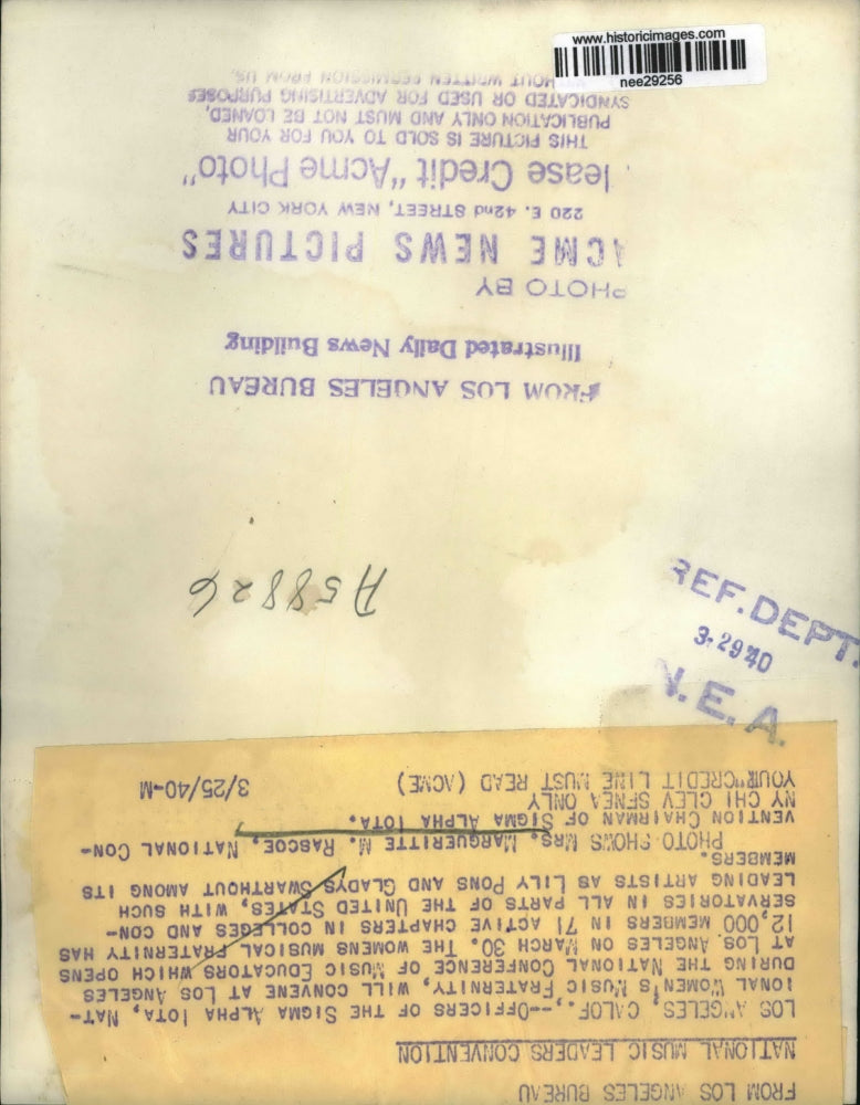 1940 Press Photo Mrs. Margueritte M. Rascoe National Convention Chairman