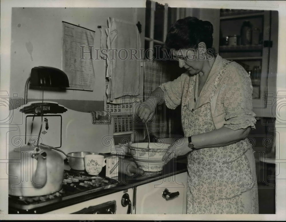 1937 Press Photo Mrs. Mildred Clements, woman candidate for Annapolis mayor- Historic Images