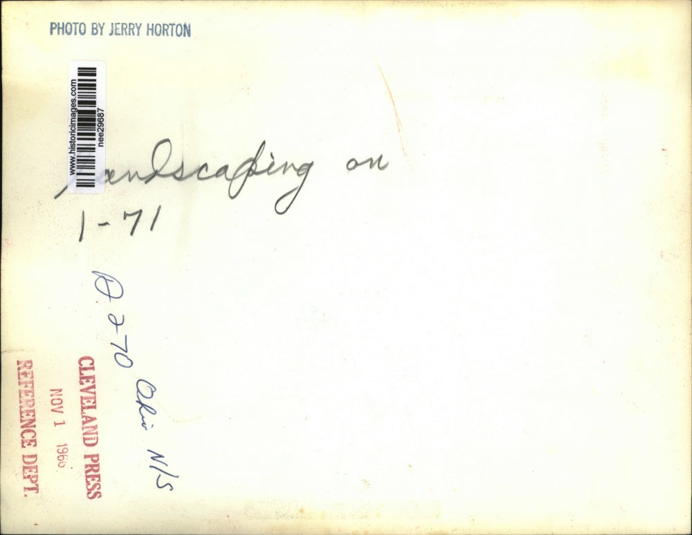 1966 Press Photo The planting of tree in Ohio - nee29687