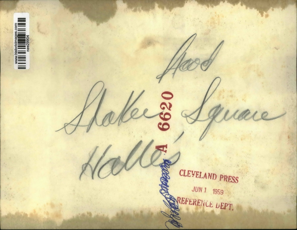 1959 Press Photo Shaker Square Halles - nee29904