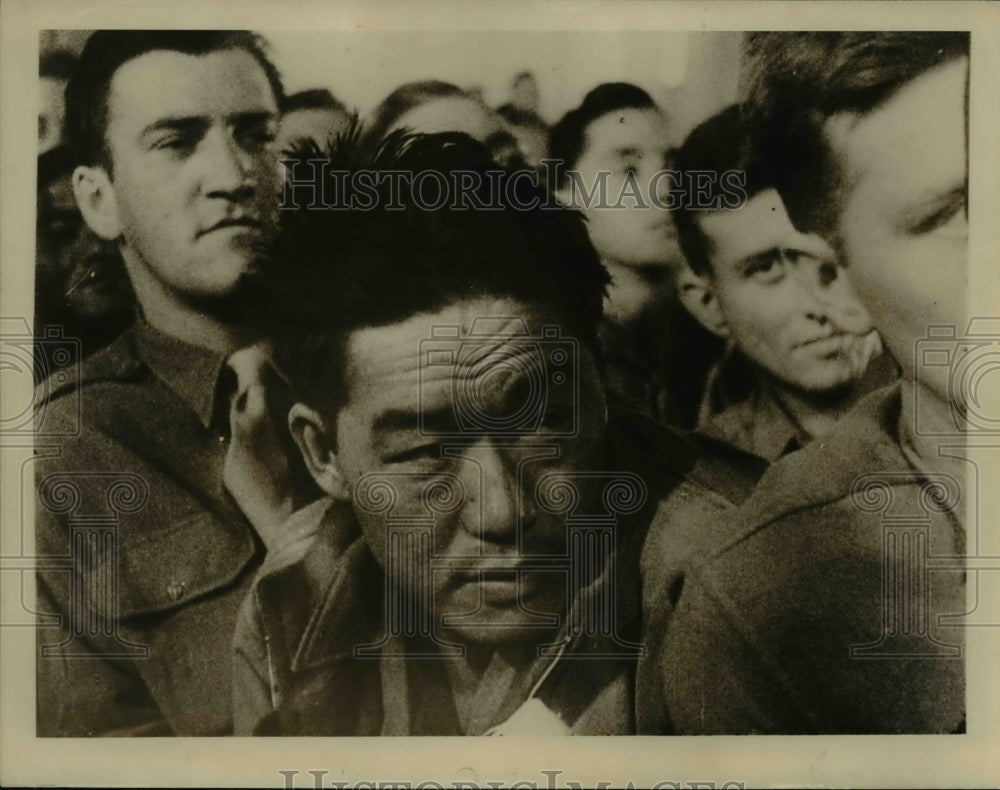 1944 Press Photo Pope Pius XII Grants Audience at Vatican - nee30080