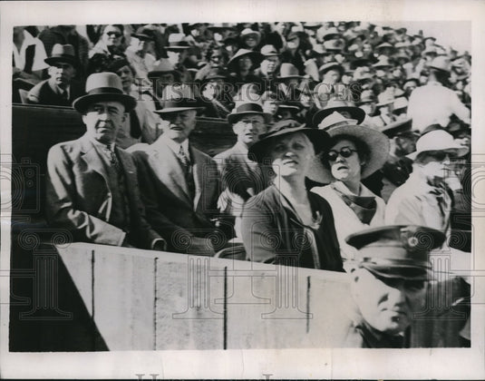 1936 Press Photo Gen. John J Pershing and sister Miss May Pershing in Arizona
