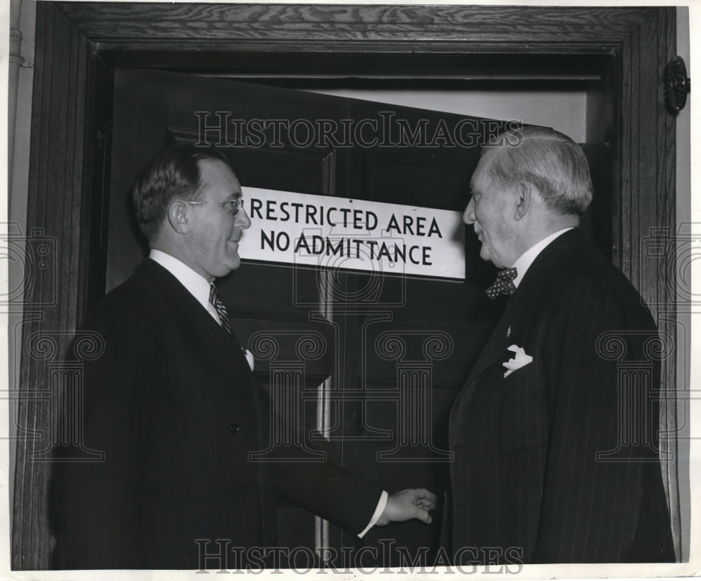 1941 Press Photo William Knudsen Director of Management General Electric Company