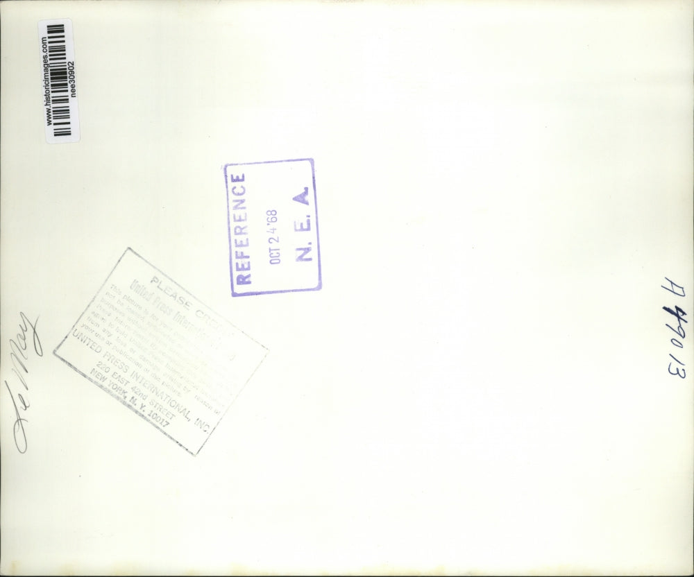 1968 Press Photo General Curtis LeMay on His Way to Vietnam Stopping in San Fran