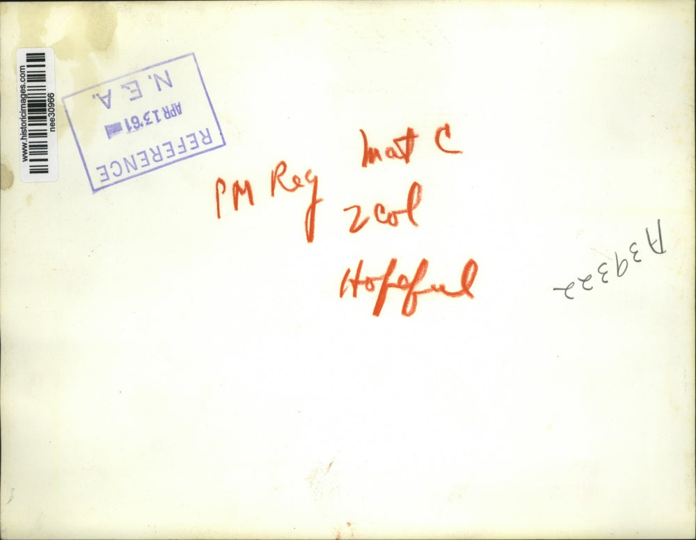 1961 Press Photo Democratic Congressional Leaders Sam Rayburn, Mike Mansfield