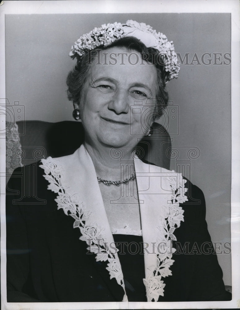1958 Press Photo Mrs. Jessie Barner Sudduth, named mother of the year