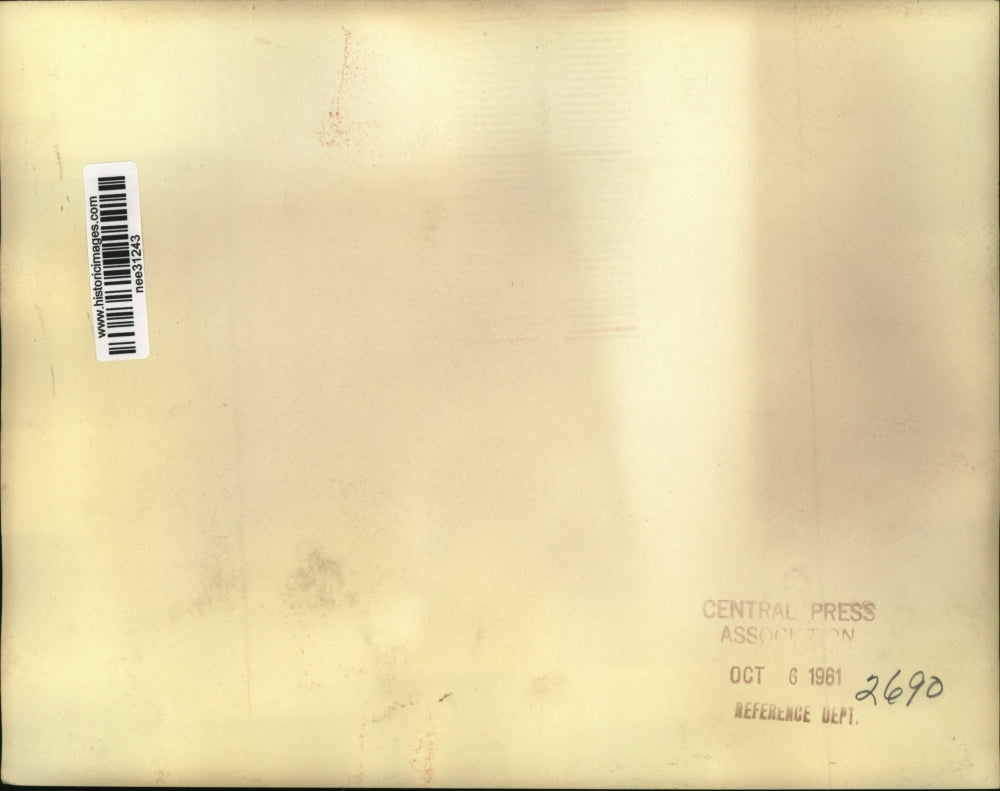 1961 Press Photo House Speaker Sam Rayburn has an incurable cancer